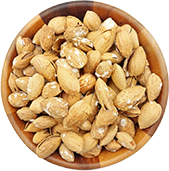 مغز بادام زمینی ریز